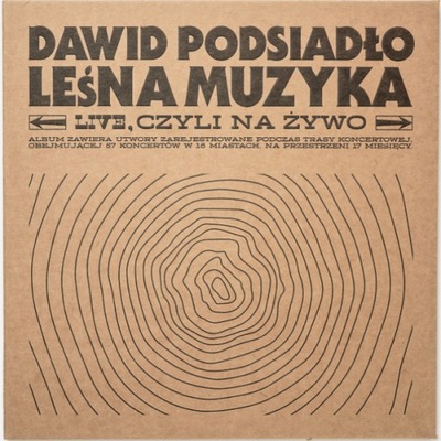 Dawid Podsiadło Leśna Muzyka Live 2LP Winyl Kolor