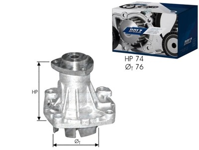 Насос водяная dolz 91151669 gwp2523 r116004 фото №1