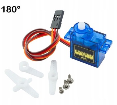 Serwomechanizm TowerPro SG90 180° 180 stopni RC micro serwo modelarskie