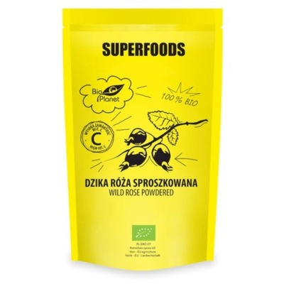 SUPERFOODS Dzika róża sproszkowana 150g BIO PLANET