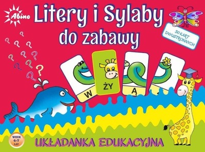 UKŁADANKA - LITERY I SYLABY (GRA)