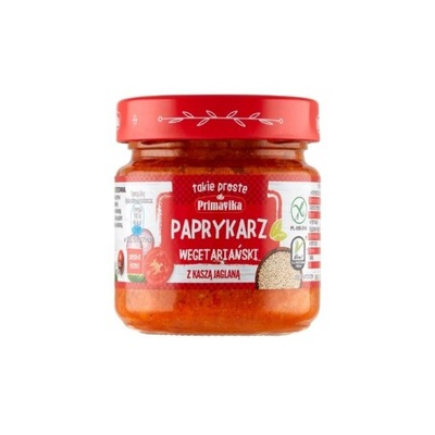 Paprykarz wegetariański z kaszą jaglana 160g