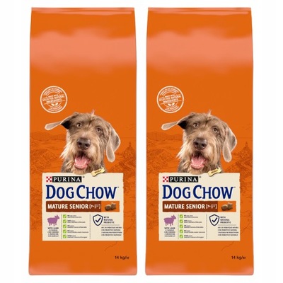 Purina DOG CHOW Mature lamb jagnięcina 2 x 14 kg