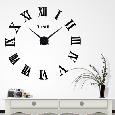 Large Home Wall Clock 3D DIY Clock Acrylic Mi