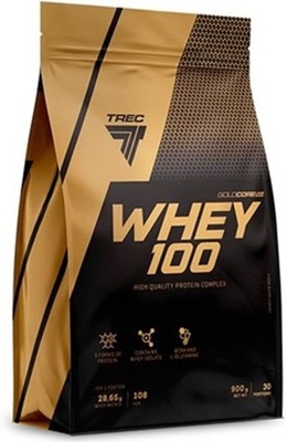 Trec Gold Core Whey 100 900 g Białko CIASTKO