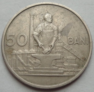 RUMUNIA - 50 bani - 1955