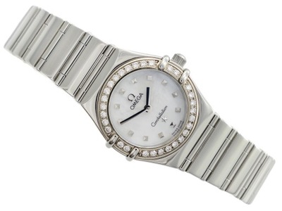 DAMSKA OMEGA CONSTELLATION MY CHOICE 23MM STAL/DIAMENTY KWARC REF. 8951243