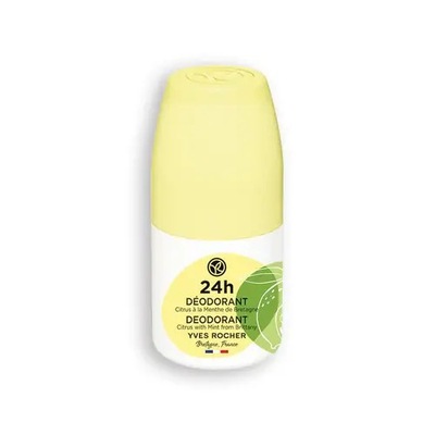 Yves Rocher Dezodorant 24h w Kulce Cytrusowy z Miętą z Bretanii 50 ml
