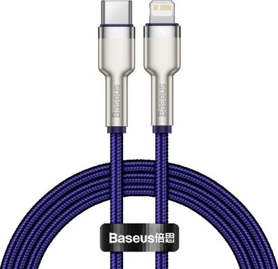 Kabel USB-C do Lightning Baseus Cafule PD 20W 2m (fioletowy)