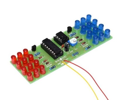 Moduł LED migające światło stroboskop RED BLUE DIY