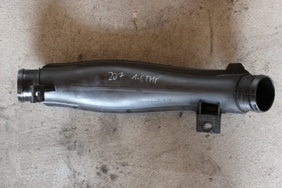 Peugeot 207 turbo 1.6 150 km воздухозаборник турбины труба фото №1