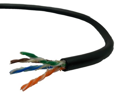 Kabel przewód skrętka suchy UTP kat 5e Bitner 1m