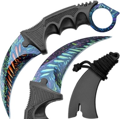 NÓŻ TAKTYCZNY KARAMBIT PAZUR OSTRY KOSA CS:GO BSH