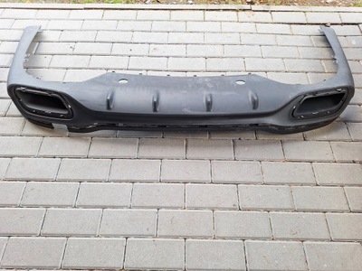 Накладка спойлер бампера задняя mercedes c-klasa w206 amg kombi фото №1