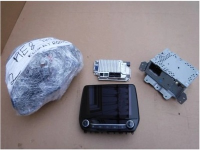 Радио экран синхронизация сенсорный 8" ford fiesta mk8 фото №1