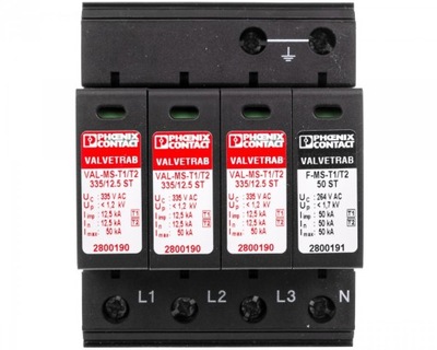 Ogranicznik B+C VAL-MS-T1/T2 335/125/3+1