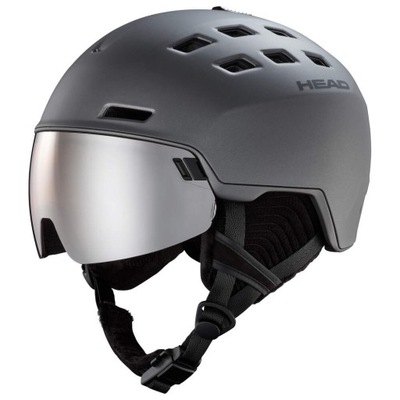 KASK NARCIARSKI Z SZYBA HEAD RADAR ANTHRACITE ROZ.M/L