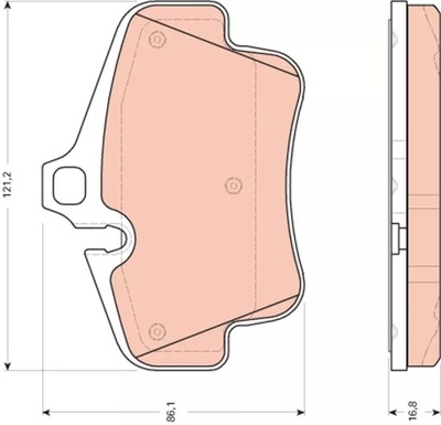 ZAPATAS HAM. PORSCHE T. 911/BOXSTER/CAYMAN 00-  