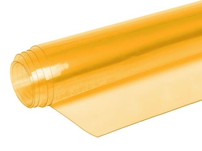 Folia Transparentna 0,5mm PCV Żółta 1,4m2