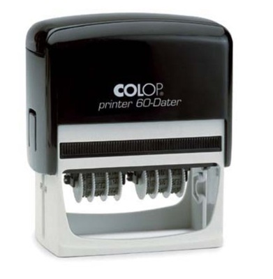 COLOP Printer 60/DD DAT + DAT + TEKST 76x37mm
