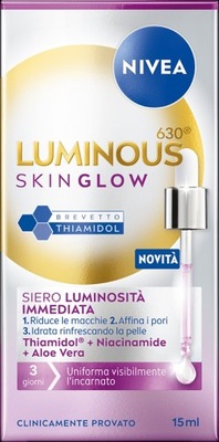 Nivea Luminous630 Skin Glow 15 ml natychmiastowe glow-serum do twarzy