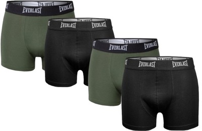 Majtki Bokserki Everlast rozmiar L CZARNA/KHAKI 4 PAK