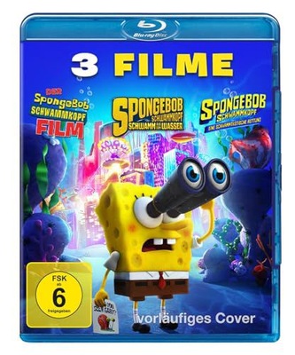 THE SPONGEBOB SQUAREPANTS MOVIE/ SPONGE OUT OF WATER/ SPONGE ON THE RUN (SP