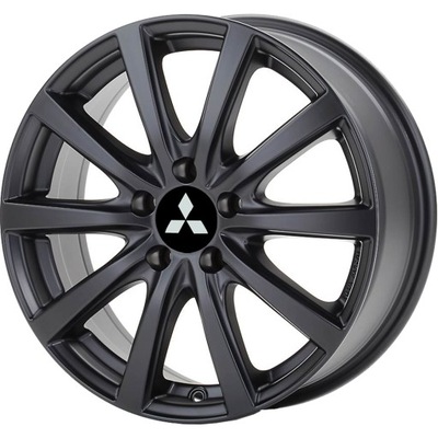 NEW ALLOY WHEELS (TITANIUM) MAKE PLATIN-MITSUBISHI 18