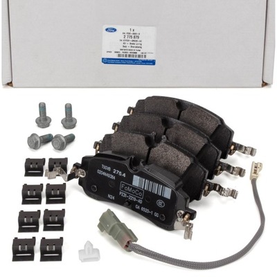 Оригинальные тормозные колодки тормозные перед ford transit custom 2023 = nowe оригинал фото №1