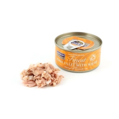 Fish4Cats Filety Tuńczyka z Kałamarnicami 70 g