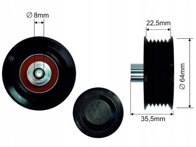 TENSOR ROLLO CORREA MICRO-V FIAT DUCATO 06- 2.2 JTD  