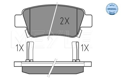 PADS BRAKE HONDA T. CR-V 2,0/2,2CTDI 06  