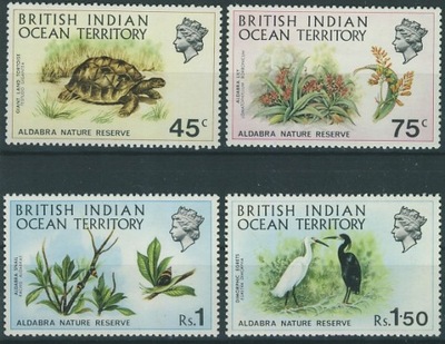 BRITISH INDIAN OCEAN BIOT 39/42 ** PTAKI FloraŻÓŁW