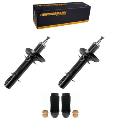 AMORTIGUADORES PARTE DELANTERA + TAPONES TOPE DE SUSPENSION AUDI A3 OCTAVIA I BORA I GOLF IV LEON  