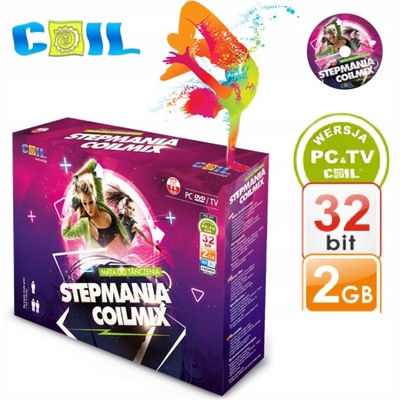 MATA DO TAŃCZENIA COIL 32BIT 4w1 PC+TV NAJNOWSZA!