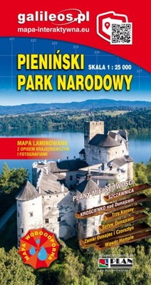 Mapa turystyczna - Pieniński PN 1:25 000 laminat