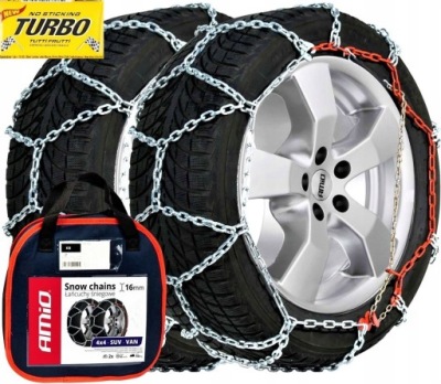 LANCUCHY SNIEGOWE SUR ROUES BUS SUV 16MM KB230 SUR R13 R14 R15 R16 R17 R18 R19 