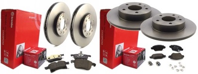 ДИСКИ ТОРМОЗНЫЕ КОЛОДКИ P+T BREMBO OPEL ASTRA G ZAFIRA A