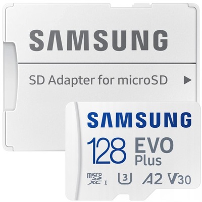 KARTA PAMIĘCI MicroSDXC 128 GB SAMSUNG EVO Plus