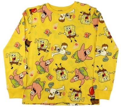 Bluzka na długi rękaw dziecięca chłopięca Koszulka Nickelodeon SpongeBob 8