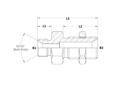 ADAPTADOR BSP M22X1.50 15L 1/2 14-38-62 SPAREX  