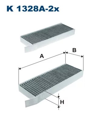 K1328A-2X FILTRO CABINAS DE CARBON  