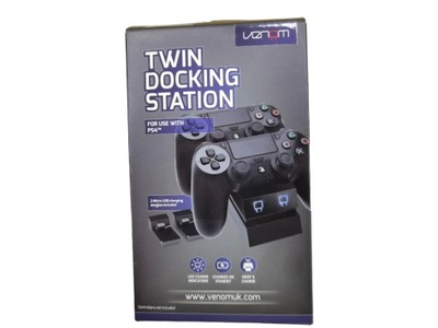 VENOM TWIN DOCKING STATION PS4 - PODWÓJNA STACJA DOKUJĄCA DUALSHOCK 4