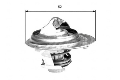 Gates термостат ford econovan 1.4 kba. kca фото №1