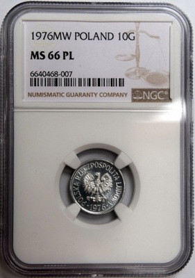 10 GROSZY 1976 NGC MS66 PL PROOF LIKE