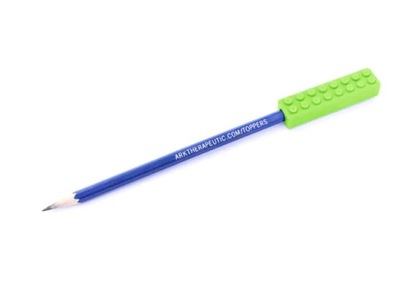 Ołówek z klockiem gryzakiem zielonym EMPIS