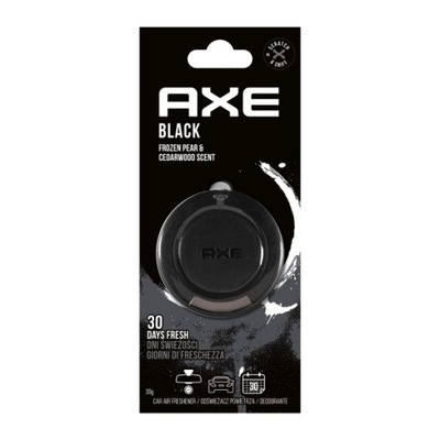 ZAPACHY AUTOMOBILINIAI  ZAPACHOWA AXE 3-JŲ DURŲ BLACK 