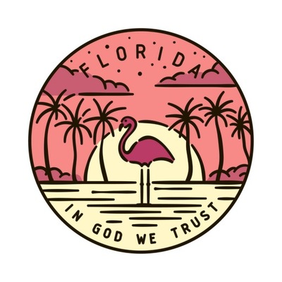 Naprasowanka USA Floryda Florida