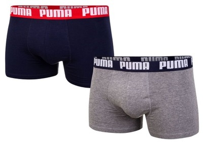 PUMA BOKSERKI MĘSKIE MAJTKI FASHION BOXERS 2 PAK r.M