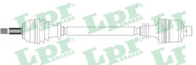 Приводной вал renault kangoo kc0/1_ _kangoo express fc0/1_ фото №1